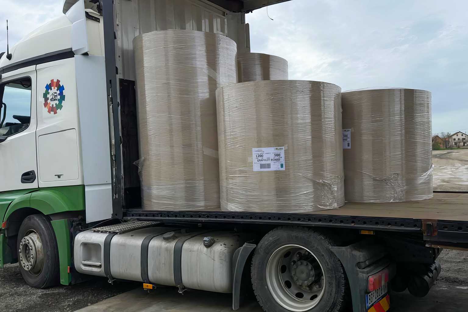 Utovar kamiona za transport